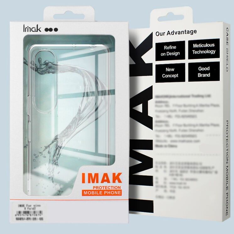 Силіконовий чохол IMAK UX-10 Series для Motorola Moto G77 - Transparent: фото 9 з 9