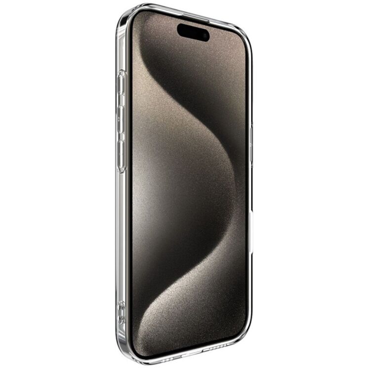 Силиконовый чехол IMAK UX-5 Series для Apple iPhone 16 Pro - Transparent: фото 2 из 8