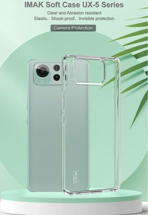 Силиконовый чехол IMAK UX-5 Series для ASUS Zenfone 12 Ultra - Transparent: фото 6 из 9