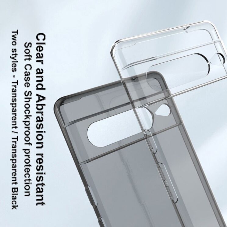 Силиконовый чехол IMAK UX-5 Series для Google Pixel 7 Pro - Transparent: фото 3 из 8