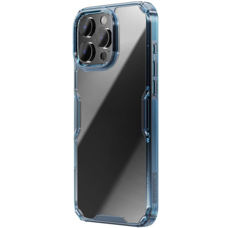 Силиконовый чехол NILLKIN Nature TPU Pro для Apple iPhone 16 Pro Max - Blue: фото 2 из 14