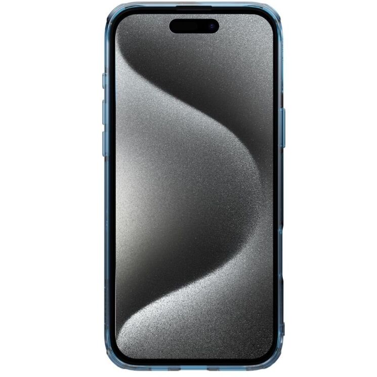 Силиконовый чехол NILLKIN Nature TPU Pro для Apple iPhone 16 Pro Max - Blue: фото 4 из 14