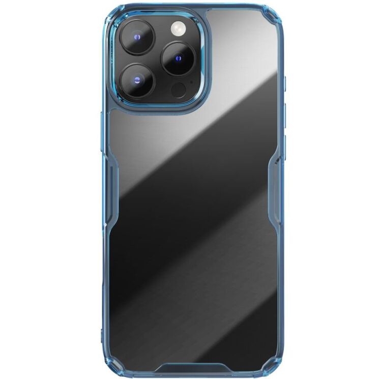 Силиконовый чехол NILLKIN Nature TPU Pro для Apple iPhone 16 Pro Max - Blue: фото 1 из 14