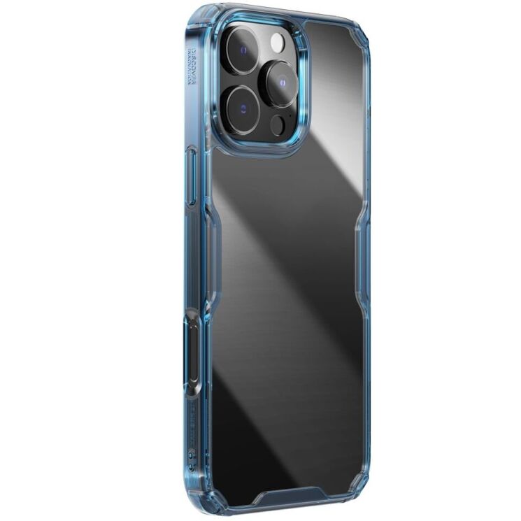 Силиконовый чехол NILLKIN Nature TPU Pro для Apple iPhone 16 Pro Max - Blue: фото 3 из 14