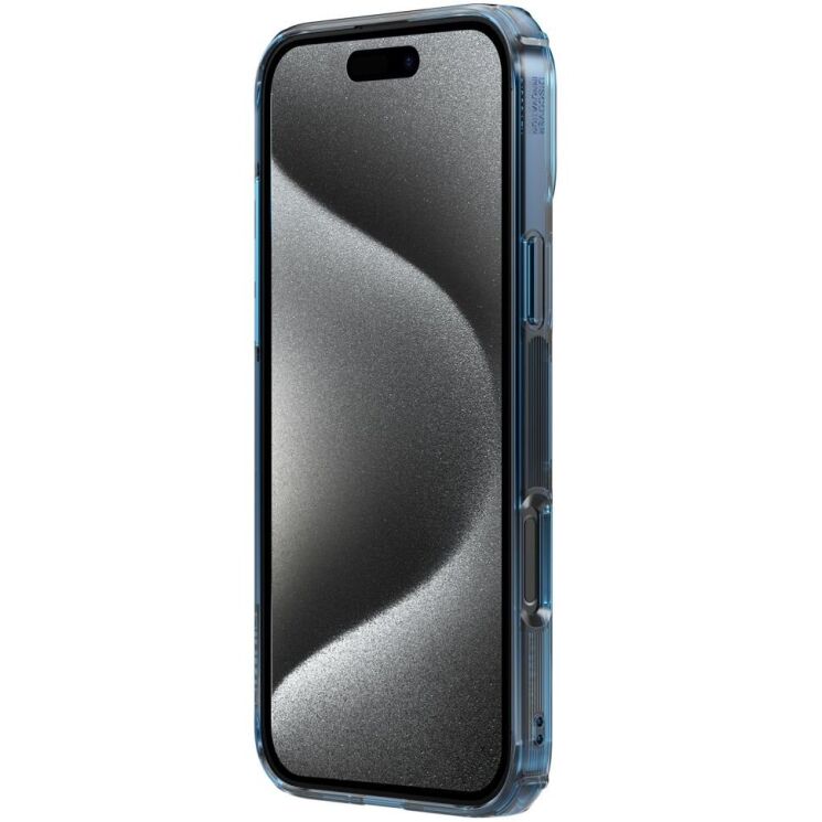 Силиконовый чехол NILLKIN Nature TPU Pro для Apple iPhone 16 Pro Max - Blue: фото 5 из 14