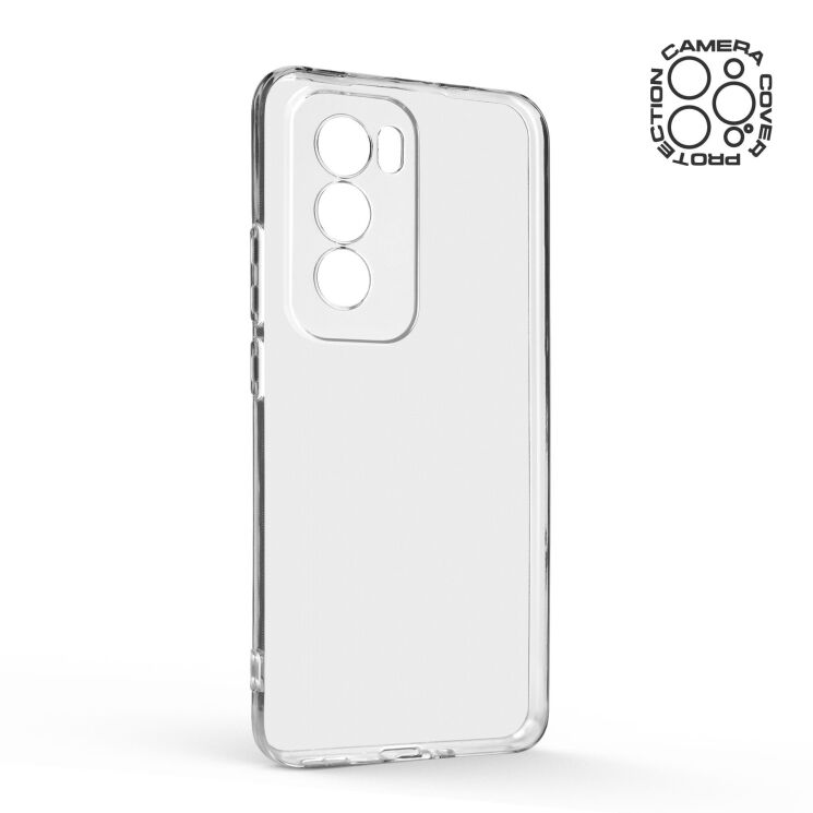 Силиконовый (TPU) чехол ArmorStandart Air Series для OPPO Reno 12 Pro - Clear: фото 2 из 6