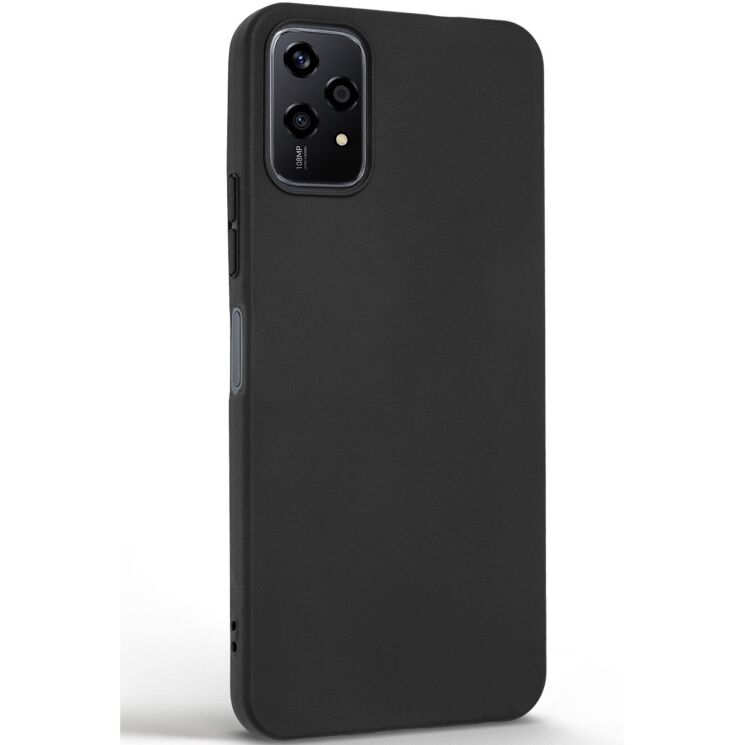 Силиконовый (TPU) чехол ArmorStandart Matte Slim Fit для Honor 200 Lite - Black: фото 2 из 5