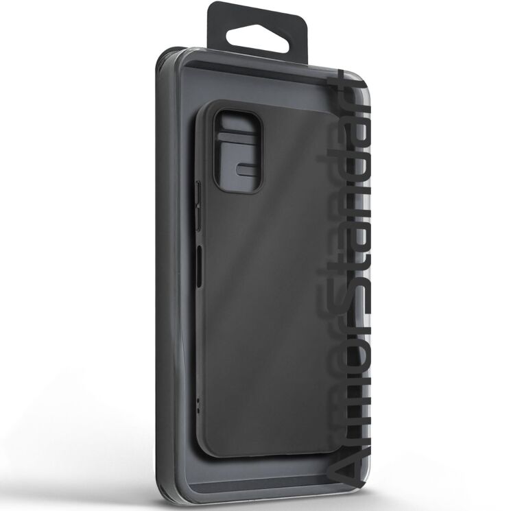 Силиконовый (TPU) чехол ArmorStandart Matte Slim Fit для Honor 200 Lite - Black: фото 3 из 5