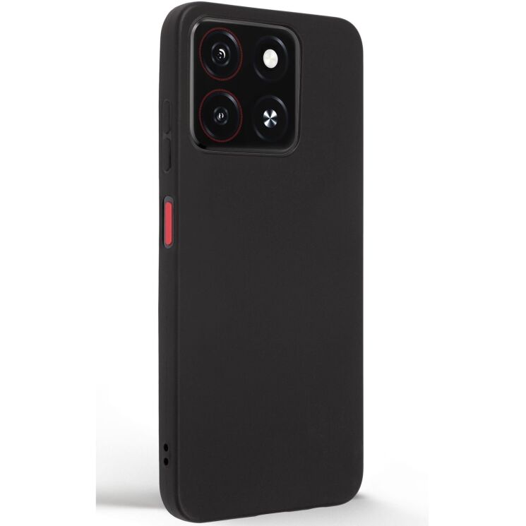 Силиконовый (TPU) чехол ArmorStandart Matte Slim Fit для ZTE Blade A35 / Blade A55 - Black: фото 2 из 5
