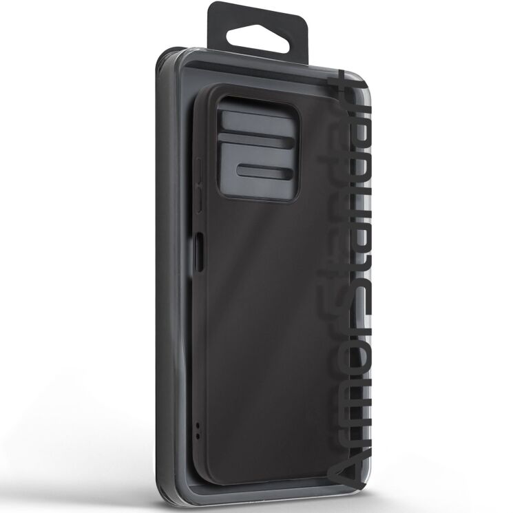 Силиконовый (TPU) чехол ArmorStandart Matte Slim Fit для ZTE Blade A35 / Blade A55 - Black: фото 3 из 5