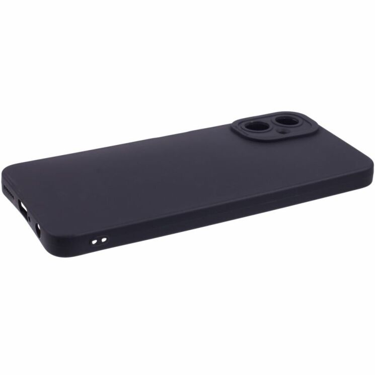 Силиконовый (TPU) чехол Deexe Matte Case для TECNO Camon 19 Neo - Black: фото 5 из 6