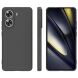 Силіконовий (TPU) чохол Deexe Matte Case для Xiaomi Poco X7 Pro - Black (371701B). Фото 5 з 5