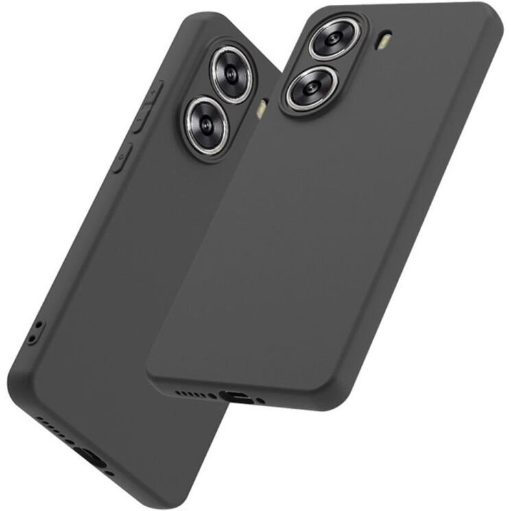 Силіконовий (TPU) чохол Deexe Matte Case для Xiaomi Poco X7 Pro - Black: фото 4 з 5