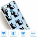 Силіконовий (TPU) чохол Deexe Pretty Glossy для Samsung Galaxy A21 (A215) - Black Cat (256610S). Фото 4 з 4