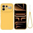 Силиконовый (TPU) чехол Deexe Silicone Case для Infinix Note 60 Pro / Note 60 - Yellow (409402Y)