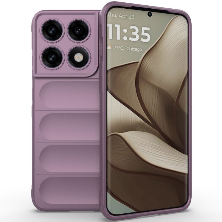Силіконовий (TPU) чохол Deexe Terra Case для Motorola Edge 70 Pro - Light Purple: фото 1 з 5