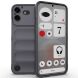 Силіконовий (TPU) чохол Deexe Terra Case для Nothing Phone (4b) - Dark Grey (218405DH). Фото 1 з 5