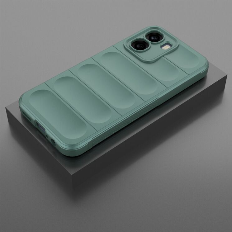 Силіконовий (TPU) чохол Deexe Terra Case для OPPO A6x - Green: фото 4 з 6