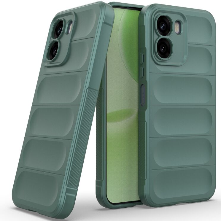 Силіконовий (TPU) чохол Deexe Terra Case для OPPO A6x - Green: фото 2 з 6