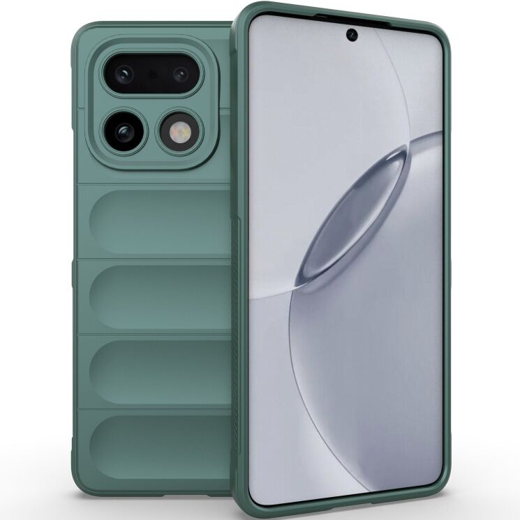 Силиконовый (TPU) чехол Deexe Terra Case для Realme 16 Pro Plus - Green: фото 1 из 8