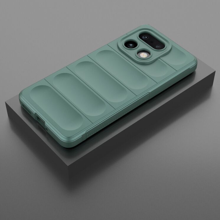 Силиконовый (TPU) чехол Deexe Terra Case для Realme 16 Pro Plus - Green: фото 5 из 8