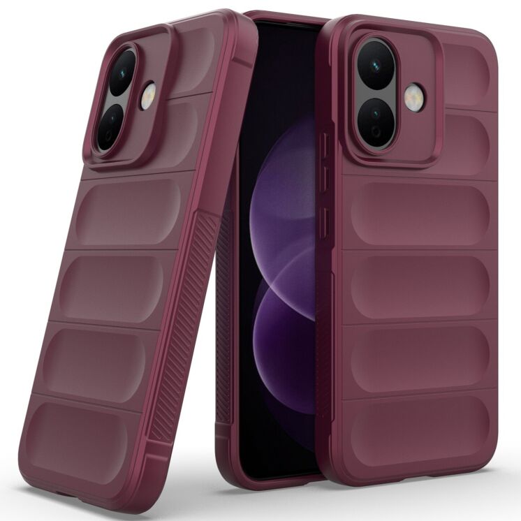 Силіконовий (TPU) чохол Deexe Terra Case для Xiaomi Redmi Note 17 Pro - Wine Red (429513WR) Силіконовий (TPU) чохол Deexe Terra Case для Xiaomi Redmi Note 17 Pro - Wine Red: фото 2 з 6