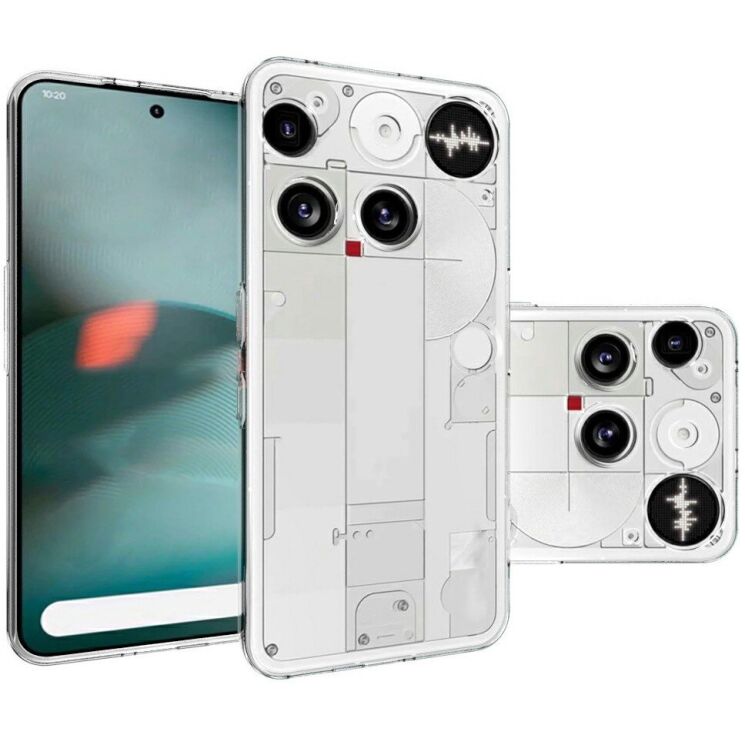 Силіконовий (TPU) чохол Deexe UltraThin для Nothing Phone (3) - Transparent: фото 4 з 5