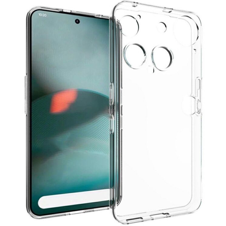 Силіконовий (TPU) чохол Deexe UltraThin для Nothing Phone (3) - Transparent: фото 1 з 5