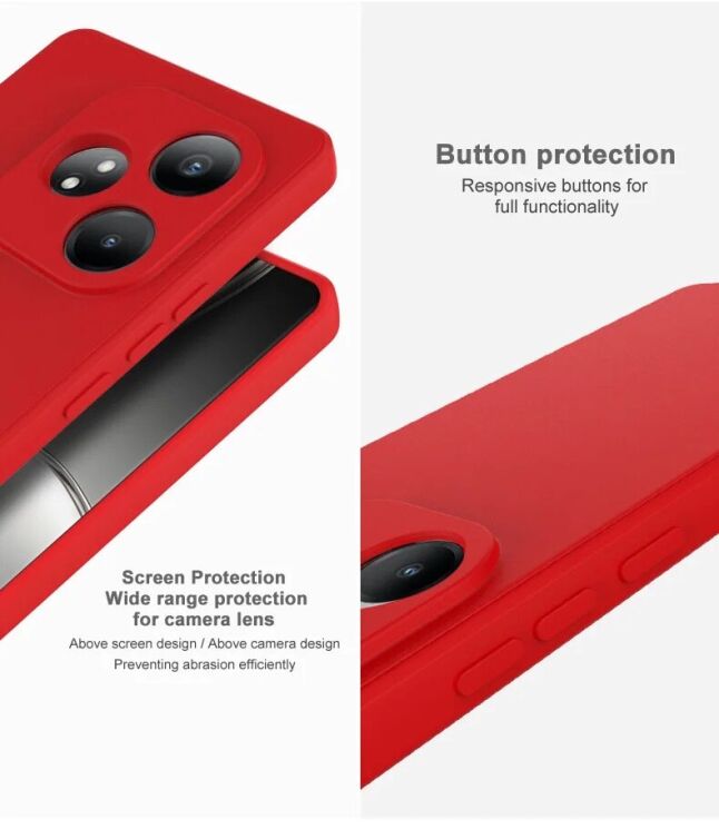 Силиконовый (TPU) чехол IMAK UC-4 Series для Xiaomi Redmi Note 14 Pro Plus - Black: фото 8 из 8