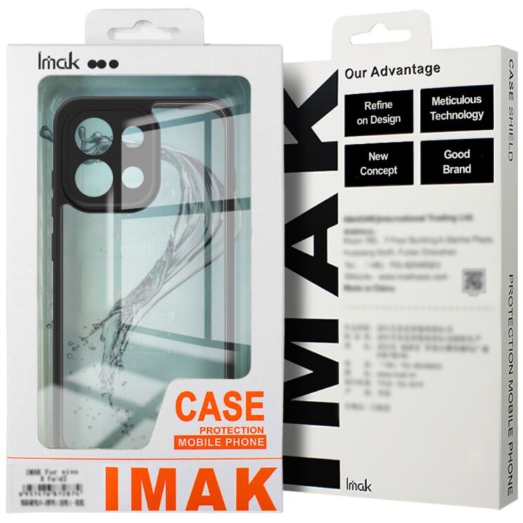 Силиконовый (TPU) чехол IMAK UX-9A Series для Xiaomi Redmi Note 15 Pro - Black: фото 9 из 9