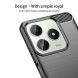 Силіконовий (TPU) чохол MOFI Carbon Fiber для Realme C63 / C61 / Note 60x - Black (359711B). Фото 4 з 9