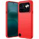 Силиконовый (TPU) чехол UniCase Carbon для Nothing Phone (4a) Pro - Red (411407R). Фото 1 из 9
