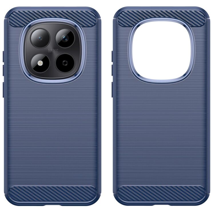Силіконовий (TPU) чохол UniCase Carbon для Xiaomi Redmi Note 15 Pro 5G - Blue (405005C) Силіконовий (TPU) чохол UniCase Carbon для Xiaomi Redmi Note 15 Pro 5G - Blue: фото 2 з 8