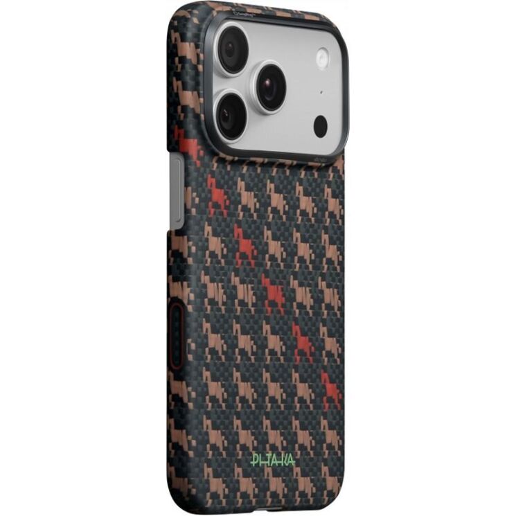 Ультратонкий чехол Pitaka Edge Case Happiness Rides для iPhone 17 Pro (HR1707P) - Ebony (403284E) Ультратонкий чехол Pitaka Edge Case Happiness Rides для iPhone 17 Pro (HR1707P) - Ebony: фото 4 из 15