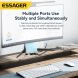 USB HUB ESSAGER Fengyang 4 in 1 Splitter (EHBA04-FY10-P) - Silver (982802S). Фото 4 из 4