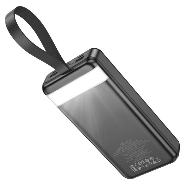 Внешний аккумулятор Hoco J123B Element 22.5W+PD20W (30000mAh) - Black: фото 4 из 8