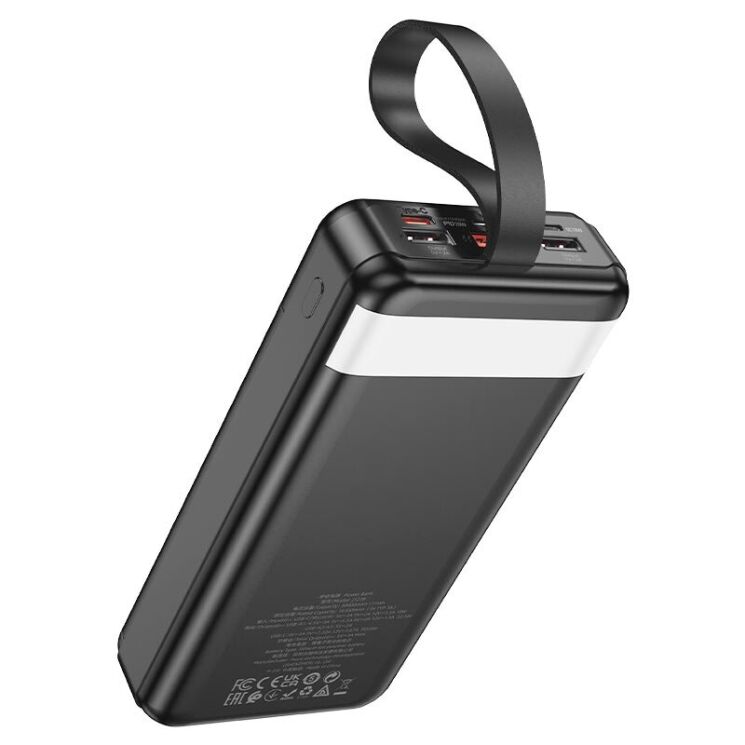 Внешний аккумулятор Hoco J123B Element 22.5W+PD20W (30000mAh) - Black: фото 5 из 8
