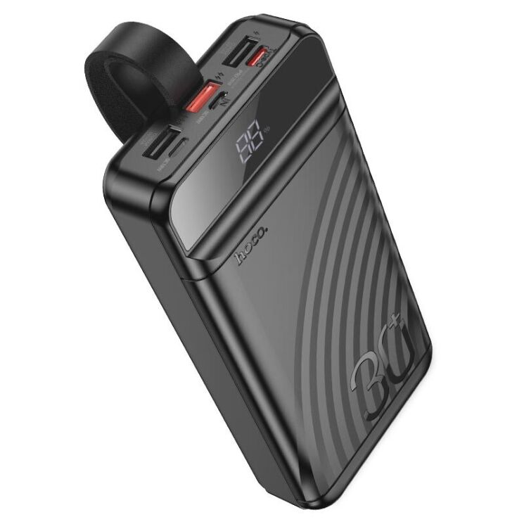 Внешний аккумулятор Hoco J123B Element 22.5W+PD20W (30000mAh) - Black: фото 1 из 8