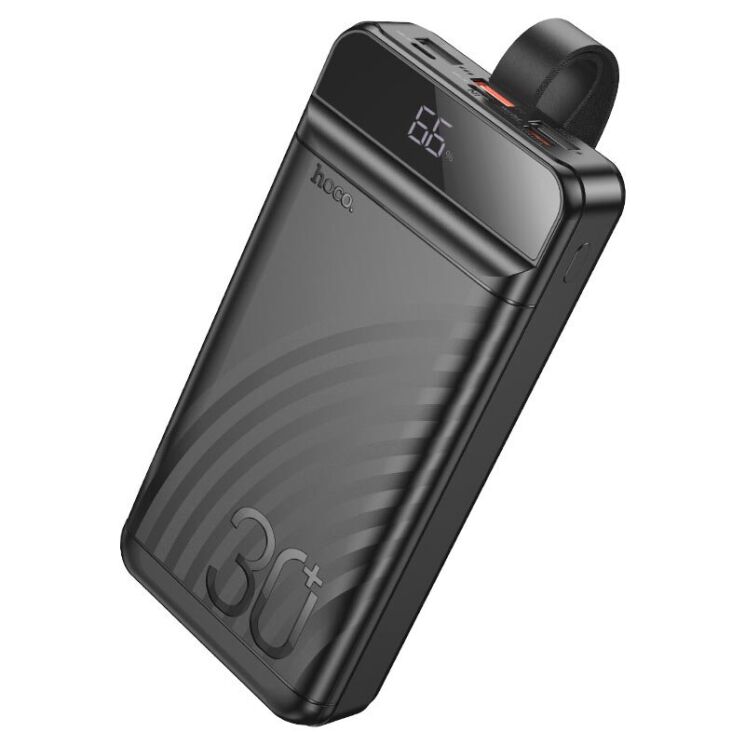Внешний аккумулятор Hoco J123B Element 22.5W+PD20W (30000mAh) - Black: фото 3 из 8