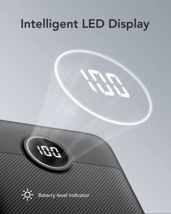 Внешний аккумулятор VEGER L30 PD20W (30000mAh) - Black: фото 6 из 8