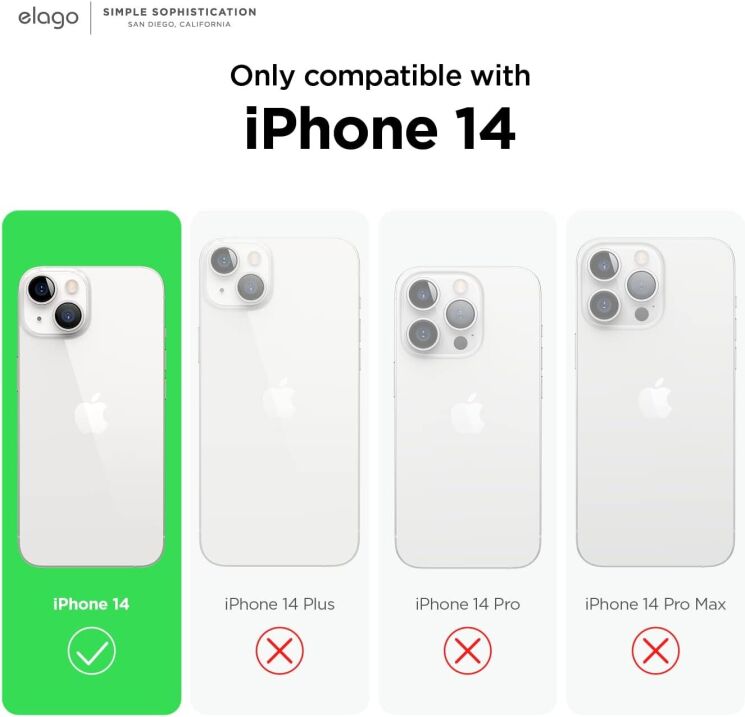 Защитный чехол Elago Silicone Case MagSafe для Apple iPhone 14 - Pink: фото 3 из 8