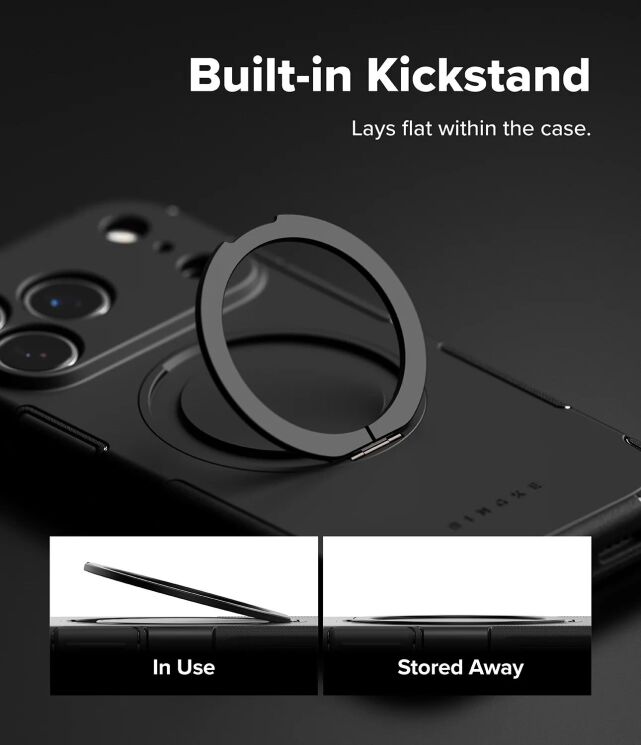 Защитный чехол Ringke Alles Magnetic (FP) для iPhone 18 Pro Max (8800380462175) - Black (423990B) Защитный чехол Ringke Alles Magnetic (FP) для iPhone 18 Pro Max (8800380462175) - Black: фото 6 из 18