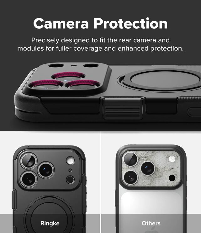 Защитный чехол Ringke Alles Magnetic (FP) для iPhone 18 Pro Max (8800380462175) - Black (423990B) Защитный чехол Ringke Alles Magnetic (FP) для iPhone 18 Pro Max (8800380462175) - Black: фото 11 из 18