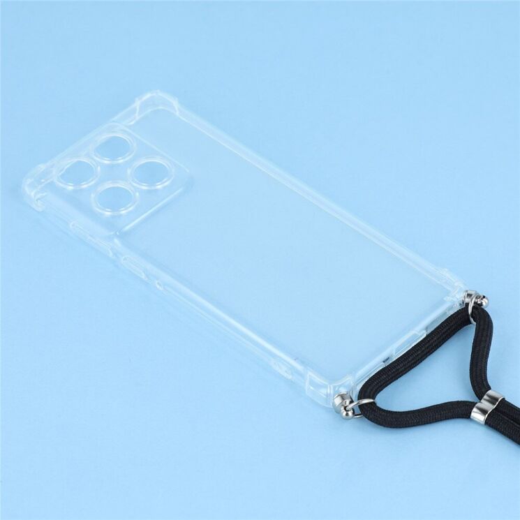 Захисний чохол UniCase AirBag with Strap для Motorola Edge 60 - Transparent: фото 2 з 4