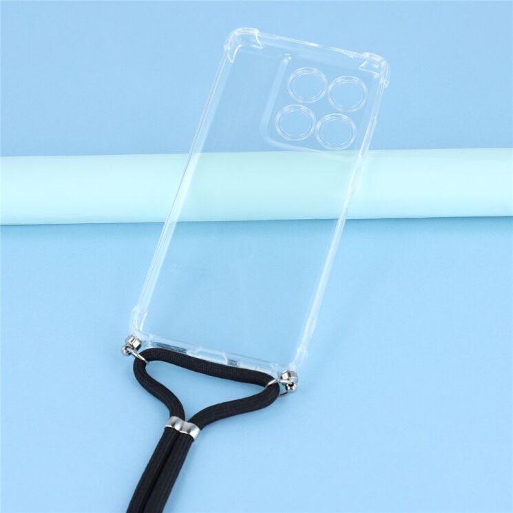 Захисний чохол UniCase AirBag with Strap для Motorola Edge 60 - Transparent: фото 4 з 4