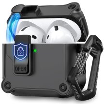 Захисний чохол AHASTYLE JY10 для Apple AirPods 4 - Black: фото 1 з 6