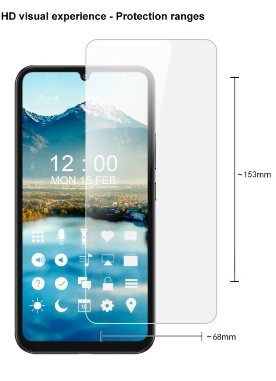 Защитная пленка IMAK ARM Series для Samsung Galaxy A34 (A346): фото 6 из 7