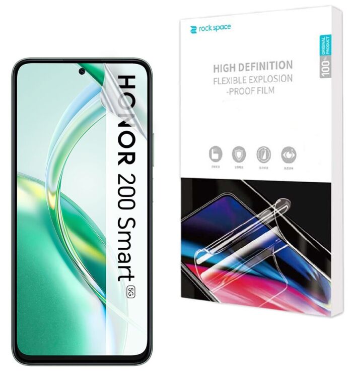 Защитная пленка на экран RockSpace Explosion-Proof SuperClear для Honor 200 Smart: фото 1 из 10