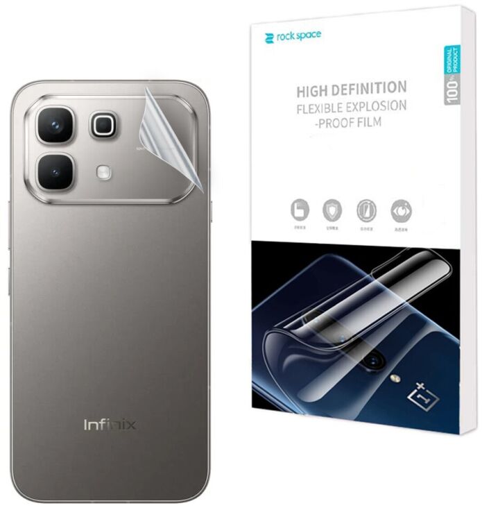 Захисна плівка на задню панель RockSpace Explosion-Proof SuperClear для Infinix Note 60: фото 1 з 9