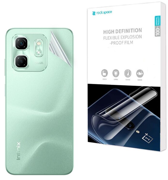 Захисна плівка на задню панель RockSpace SuperClear для Infinix Smart 9 (X6532) / Hot 50i (X6531): фото 1 з 9